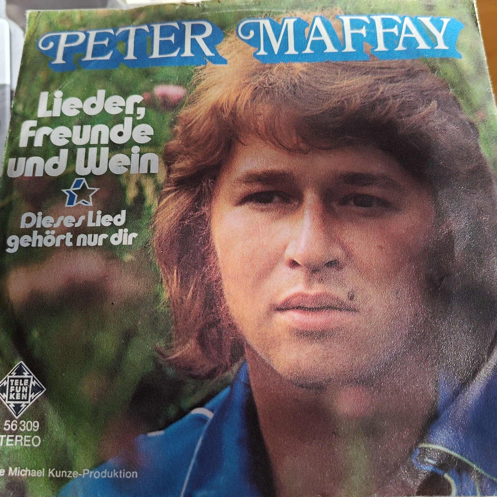 Peter Maffay - Lieder, Freunde und Wein (Single), Cd's en Dvd's, Ophalen of Verzenden, Gebruikt, 7 inch