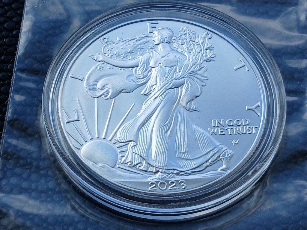 2023 American Eagle 1 oz silver, Ophalen of Verzenden, Noord-Amerika, Losse munt, Zilver