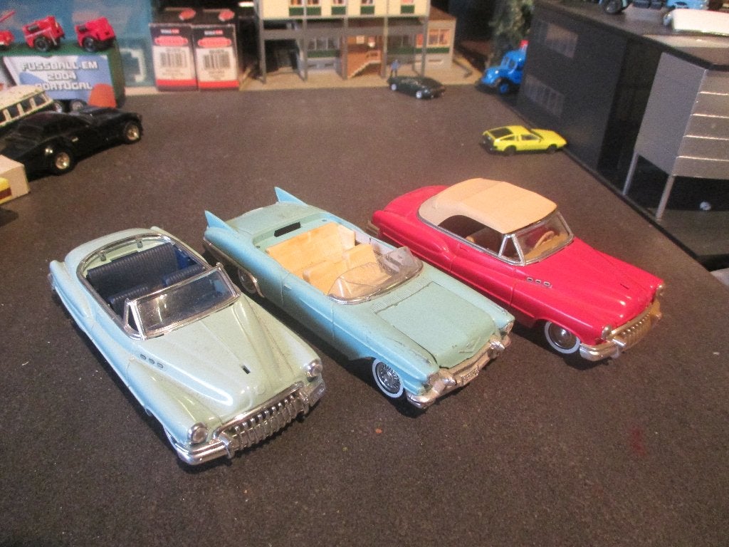 2x 1953 Buick Skylark + 1x 1957 Cadillac Eldorado Solido, Ophalen of Verzenden, Gebruikt, Auto, Solido