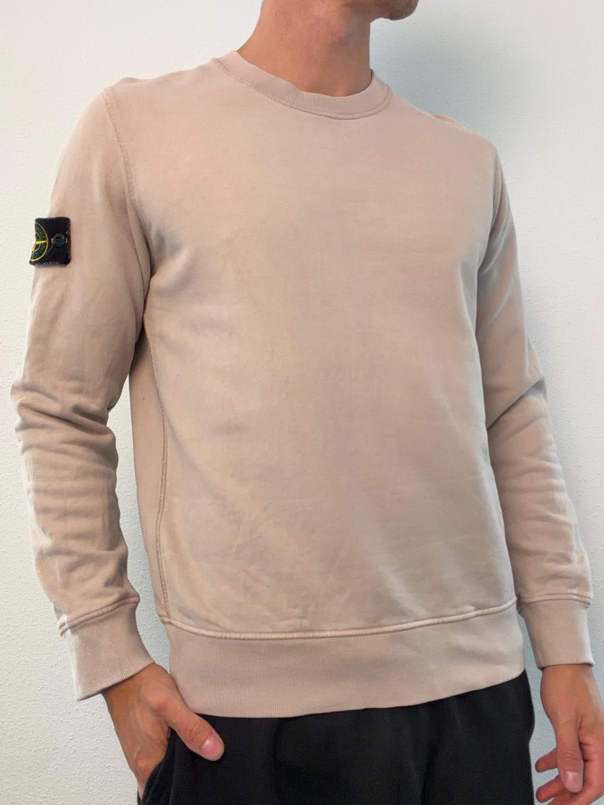 Stone Island trui maat M beige, Ophalen of Verzenden, Zo goed als nieuw, Maat 48/50 (M), Beige