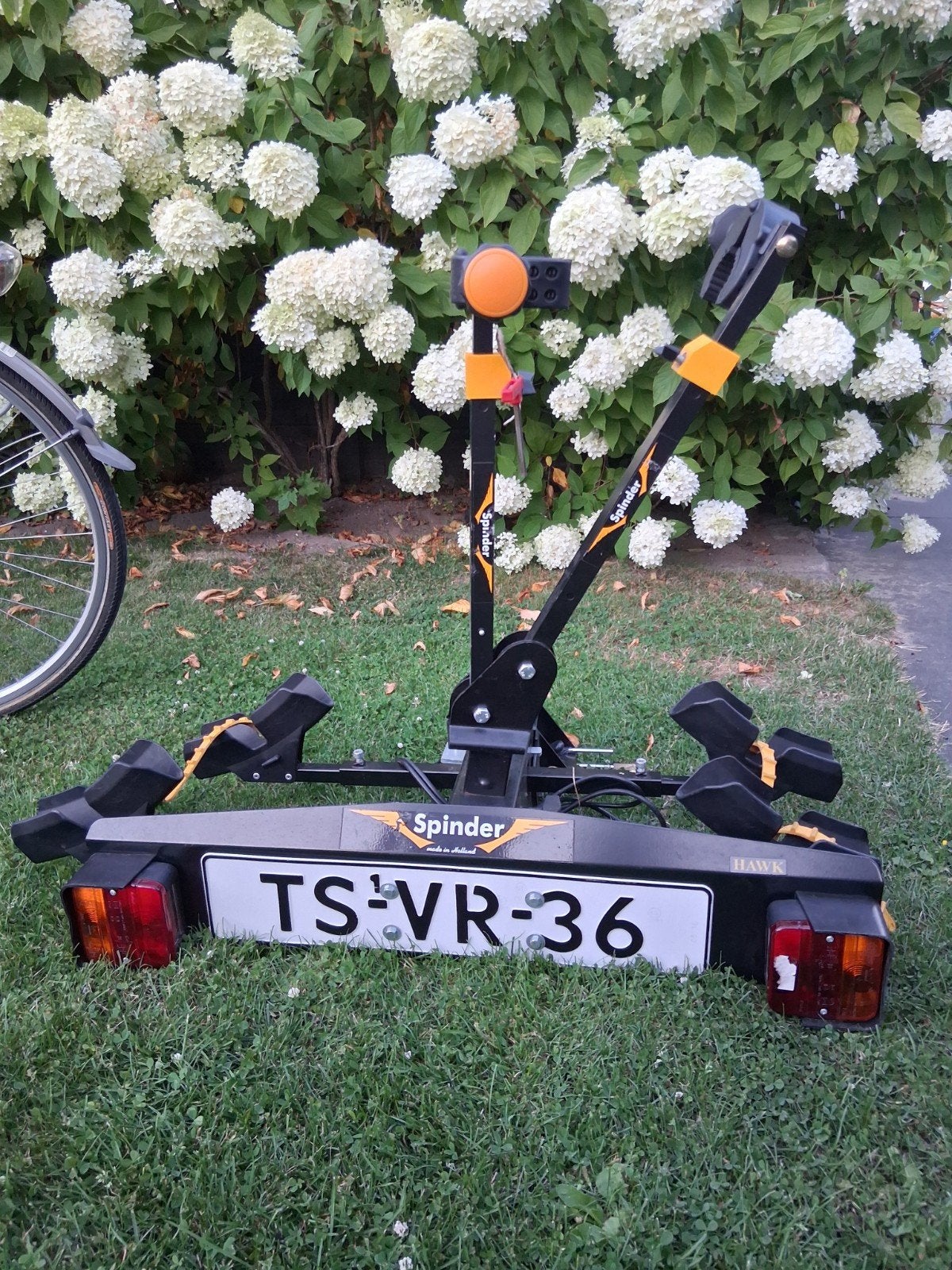 Fietsendrager Spinder, Auto diversen, Fietsendragers, Ophalen, 2 fietsen, Zo goed als nieuw, Trekhaakdrager