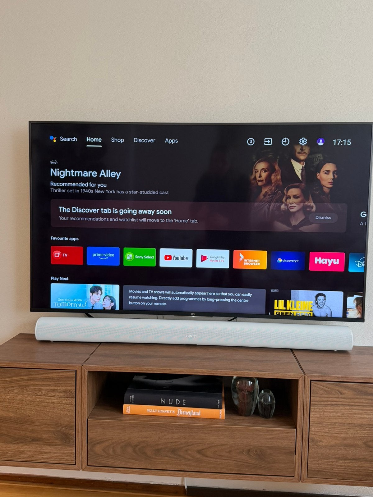 Sony 55” 4K Ultra HD Smart TV KD-55XF8505 + muurbeugel, Ophalen, Gebruikt, 50 Hz, LCD