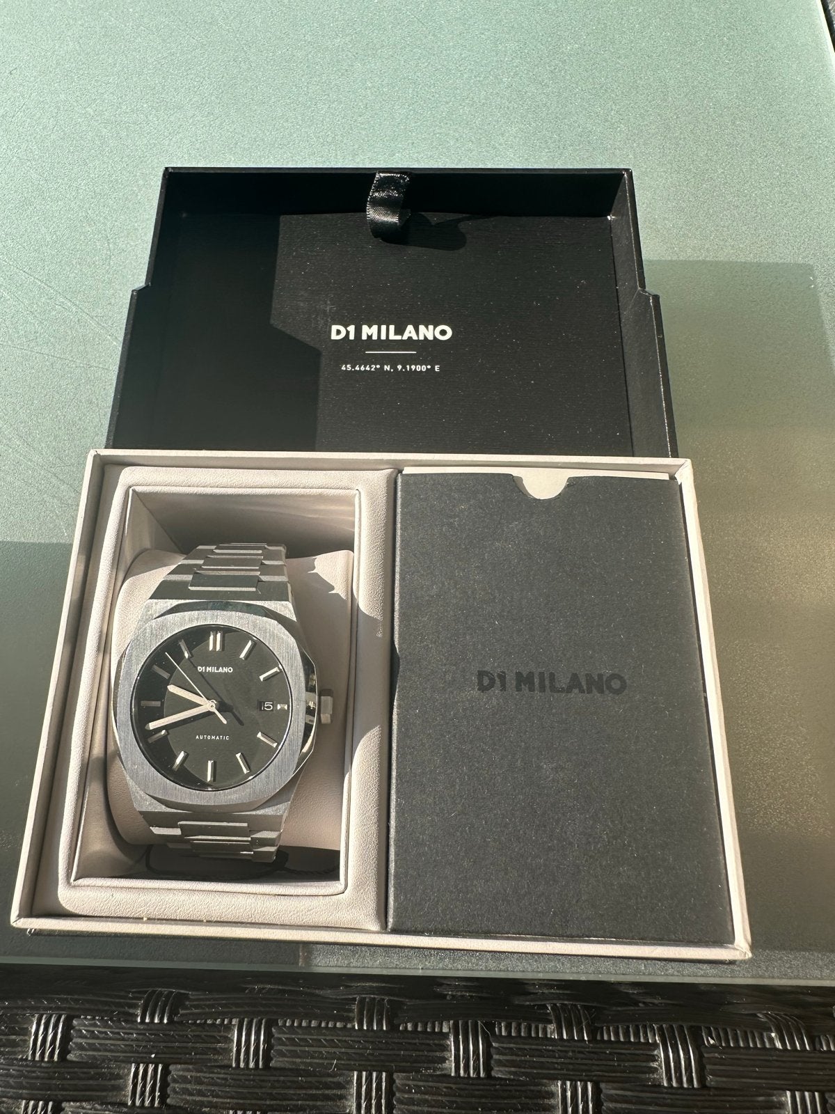 D1 Milano Automatic horloge - nieuw, Overige merken, Staal, Polshorloge, Ophalen of Verzenden
