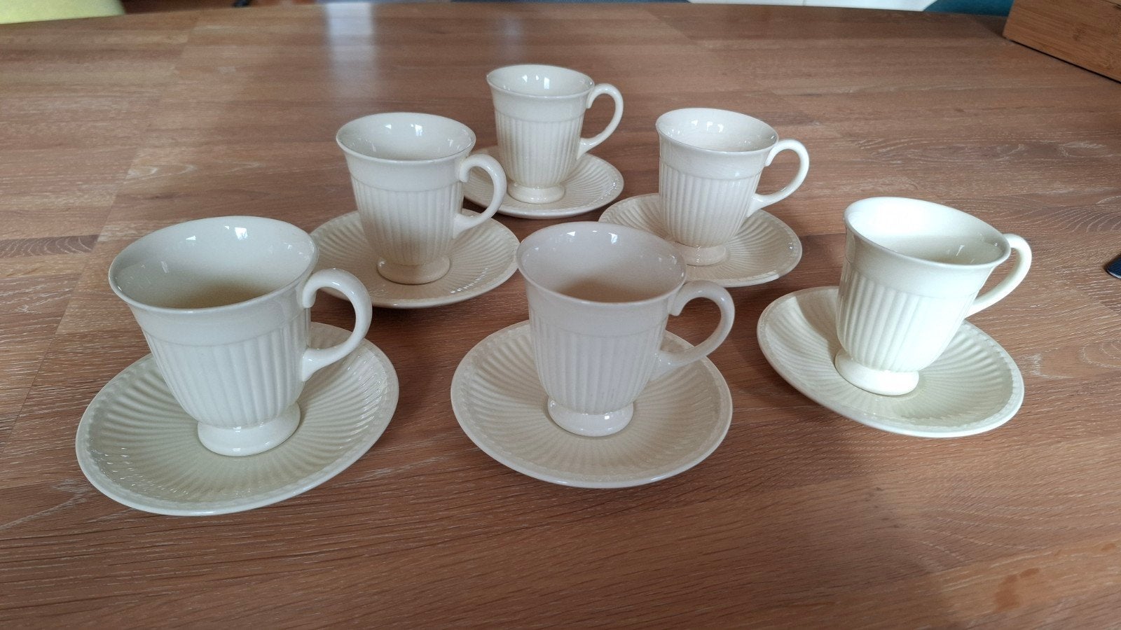 Koffiekop en schotel - Wedgwood, Etruria & Barlaston, Edme, Ophalen of Verzenden, Zo goed als nieuw, Kop(pen) en/of Schotel(s)