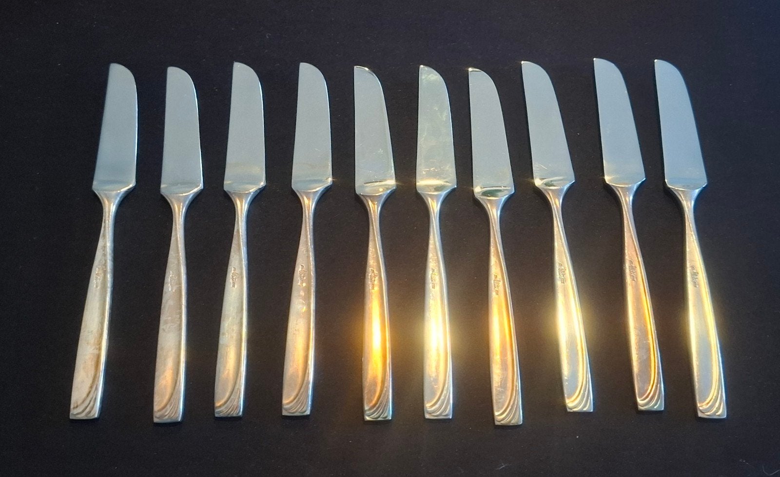 Vintage Garuda Sola Elite 100 Verzilverd Bestek - 10 Stuks, Antiek en Kunst, Ophalen of Verzenden