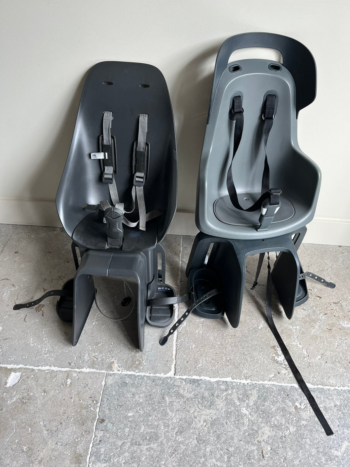2 x overbodige fietsstoeltjes, Ophalen, Gebruikt, Minder dan 16 inch