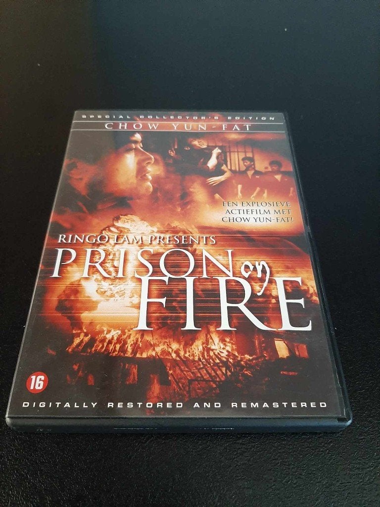Prison on fire, Chow Yun-Fat, Tony Leung, Roy Cheung!, Vanaf 16 jaar, Ophalen of Verzenden, Gebruikt, Actie