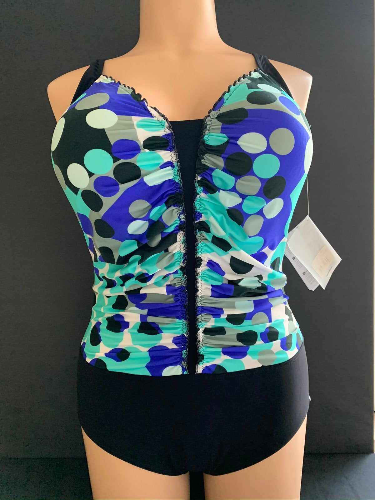 Sunflair badpak maat 54c model 22389, Kleding | Dames, Verzenden, Nieuw, Zwart, Badpak