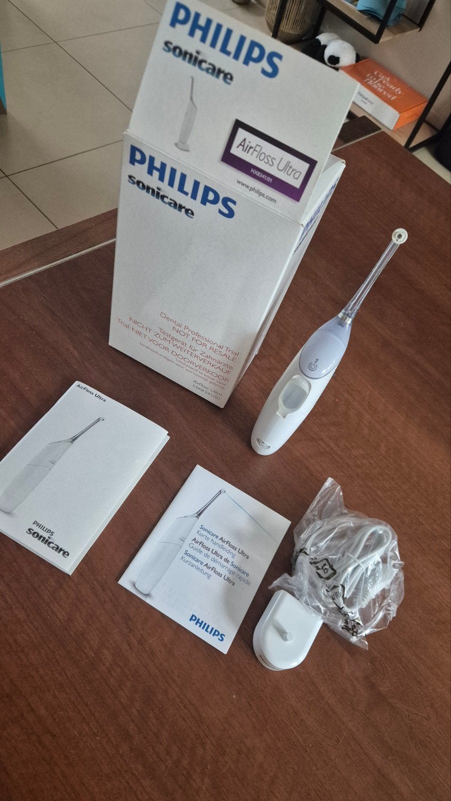 Philips Airfloss Ultra Sonicare - waterflosser, Ophalen of Verzenden, Zo goed als nieuw, Tandenborstel