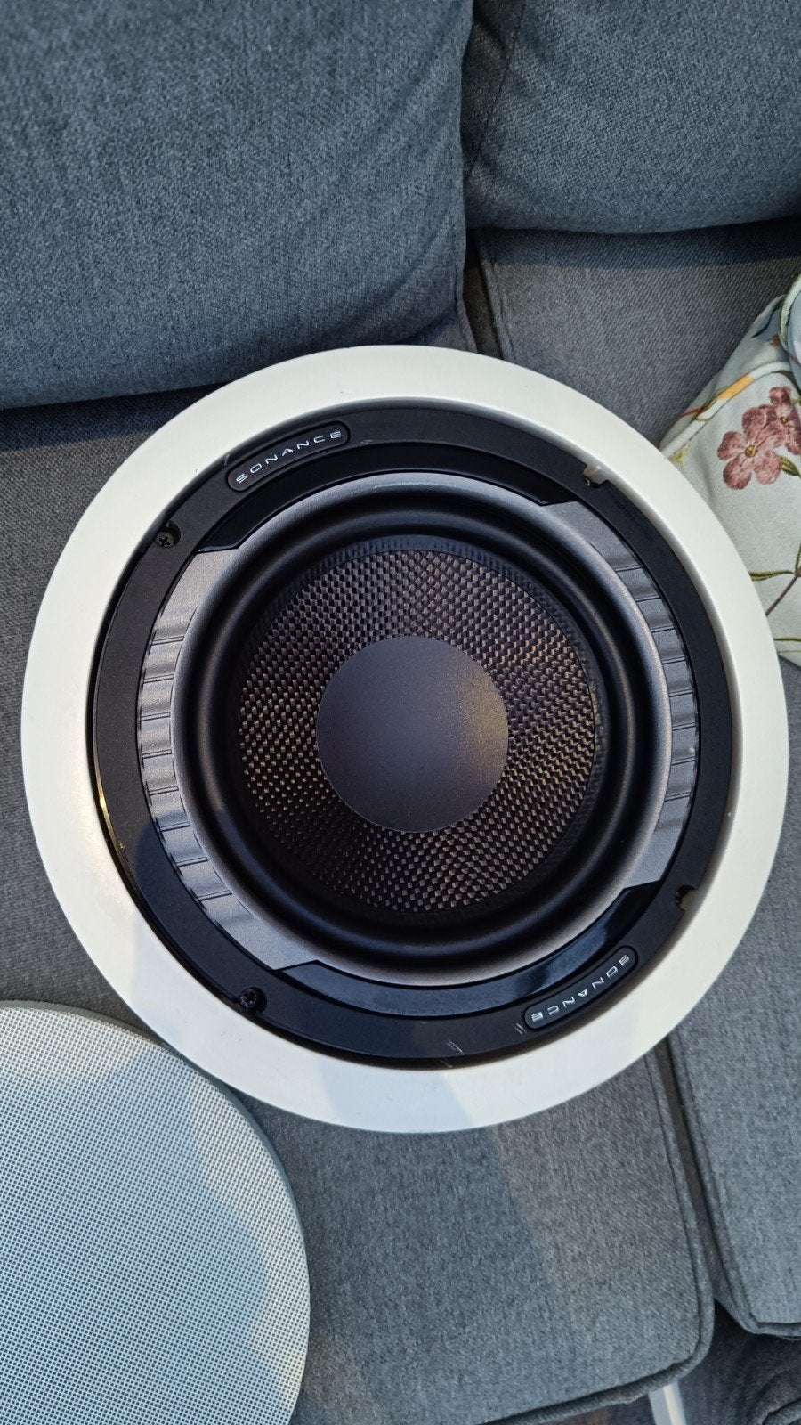 Sonance Virtuoso A800DR 8" Inbouwsubwoofer - Indoor/Outdoor, Ophalen of Verzenden, Zo goed als nieuw, Subwoofer, Overige merken