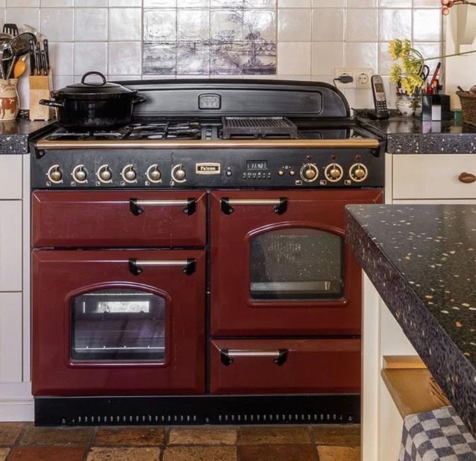 Falcon Fornuis - Vrijstaand Gasfornuis met Ovens, Ophalen, Gebruikt, 60 cm of meer, Gas