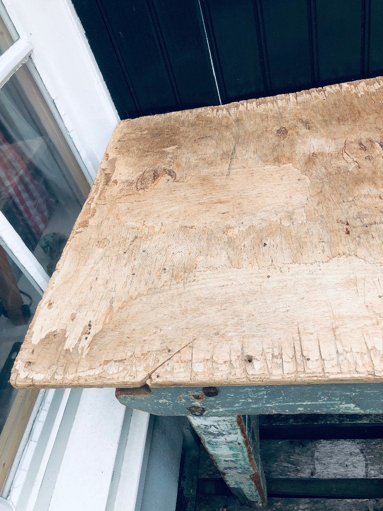Foto 15 van Vintage tafel / werkbank