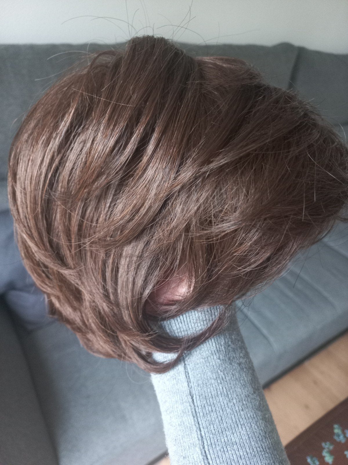 Synthetische pruik  van Gisela Mayer te kop, Ophalen of Verzenden, Gebruikt, Pruik of Haarverlenging