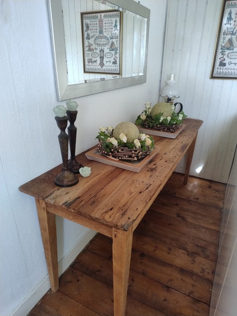 side table, Gebruikt, Ophalen of Verzenden, 150 tot 200 cm, 25 tot 50 cm
