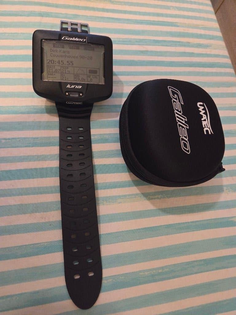 Scubapro Uwatec Galileo Luna duikcomputer inclusief zender, Watersport en Boten, Duiken, Ophalen of Verzenden, Gebruikt, Duikcomputer
