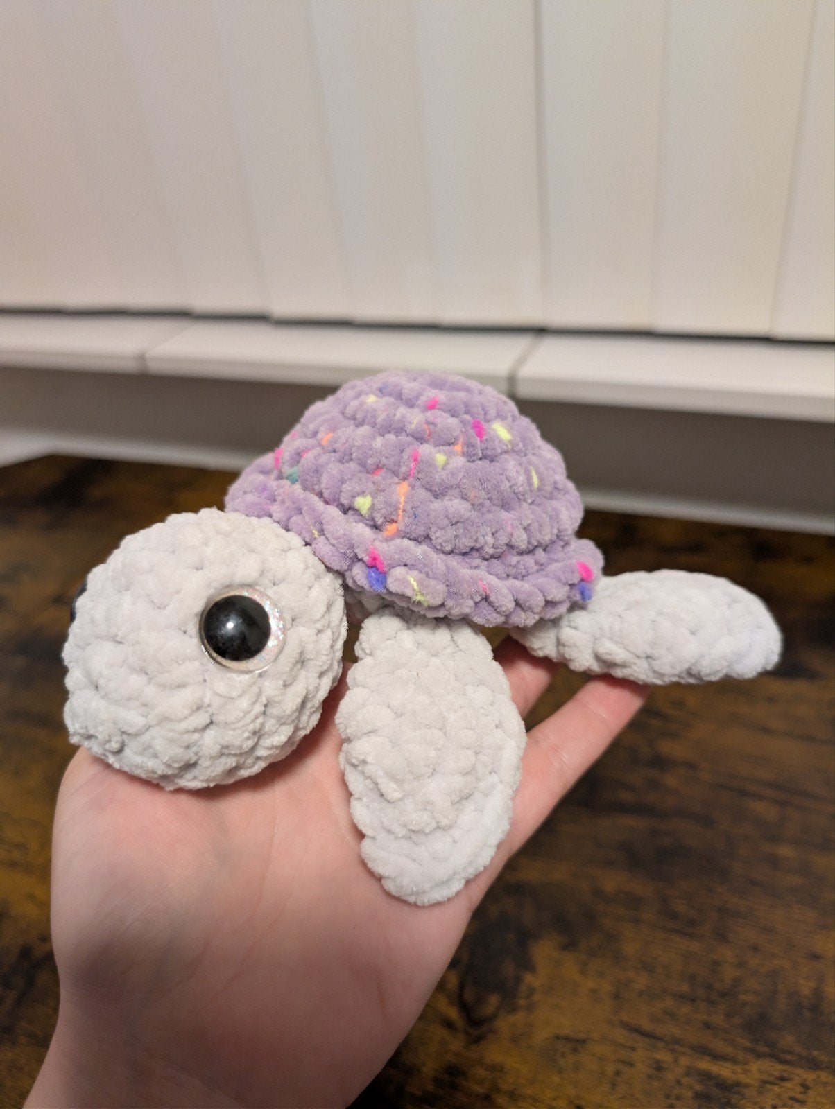 Handgemaakte Schildpad Knuffel - 15cm lang, Ophalen of Verzenden