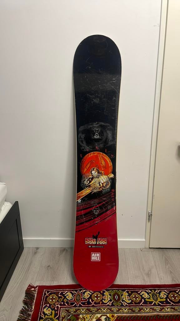 Burton costum snowboard 148cm, Sport en Fitness, Snowboarden, Ophalen, Gebruikt, Board