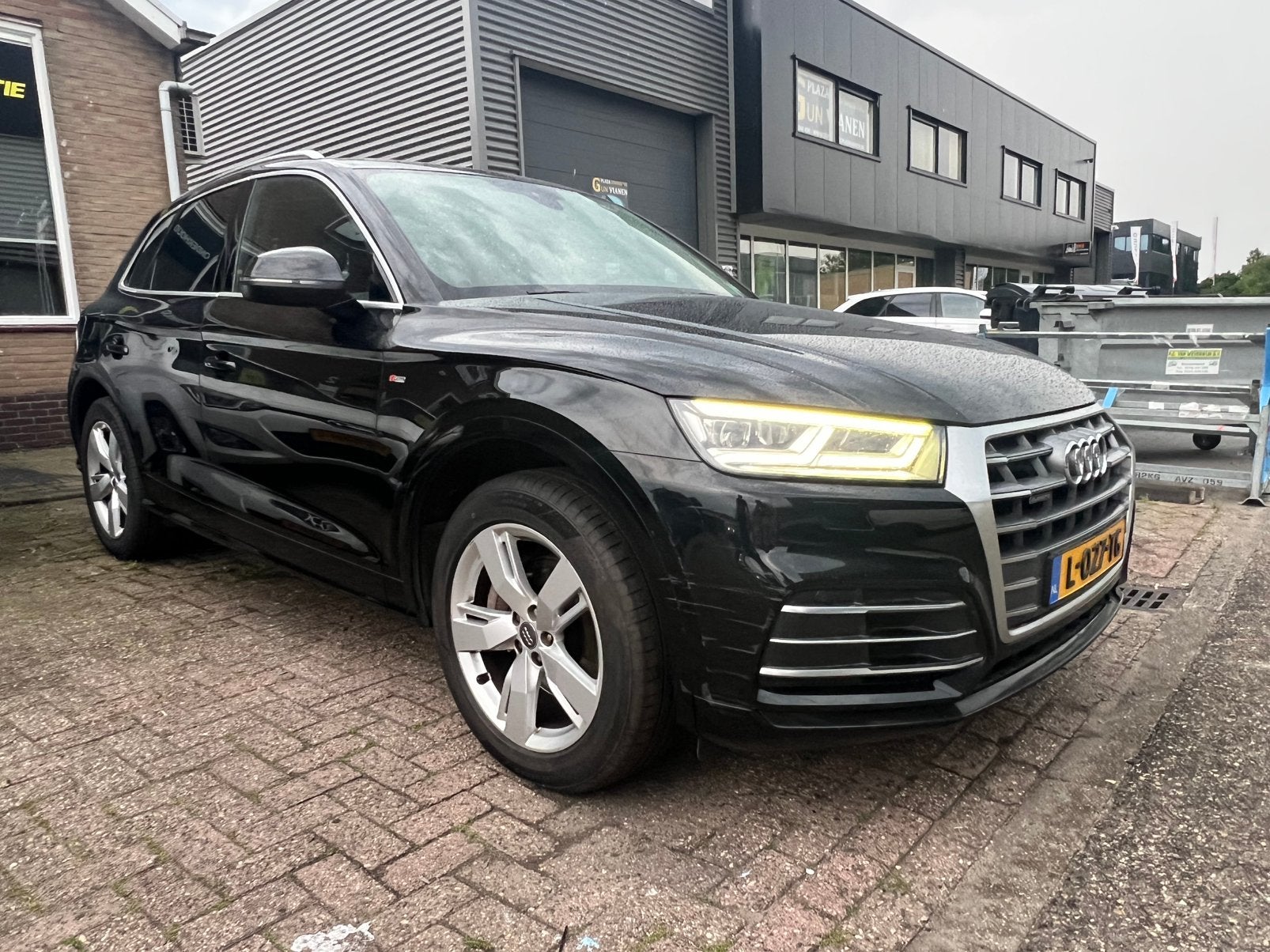 Audi Q5 2.0 TDI Quattro 190pk S Tronic 2017 Zwart, Auto's, Automaat, Euro 6, Q5, Zwart