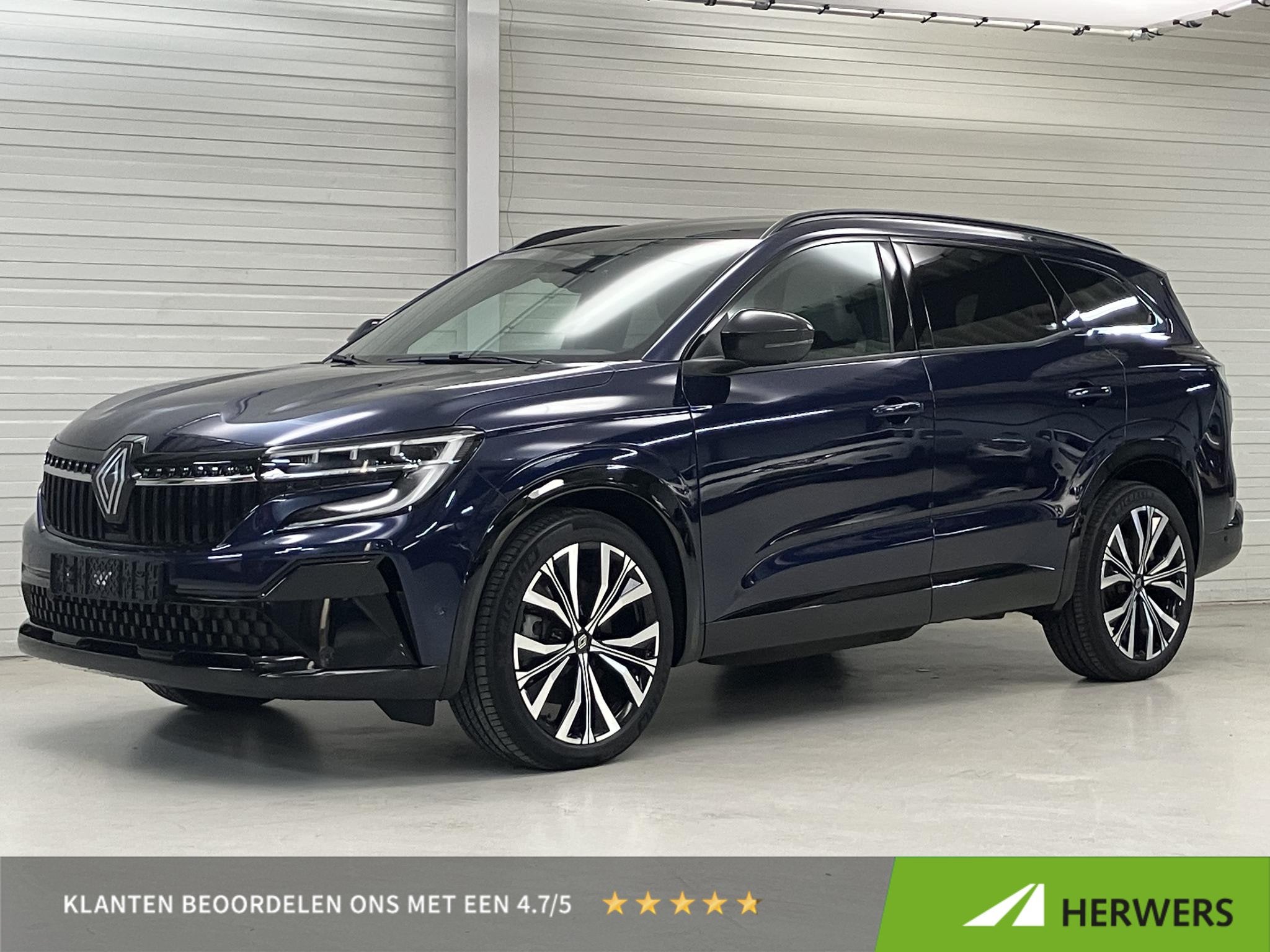 Renault Espace E-Tech full hybrid 200 iconic 5p / Dealer ond, Auto's, Gebruikt, Euro 6, 2 kWh, Blauw