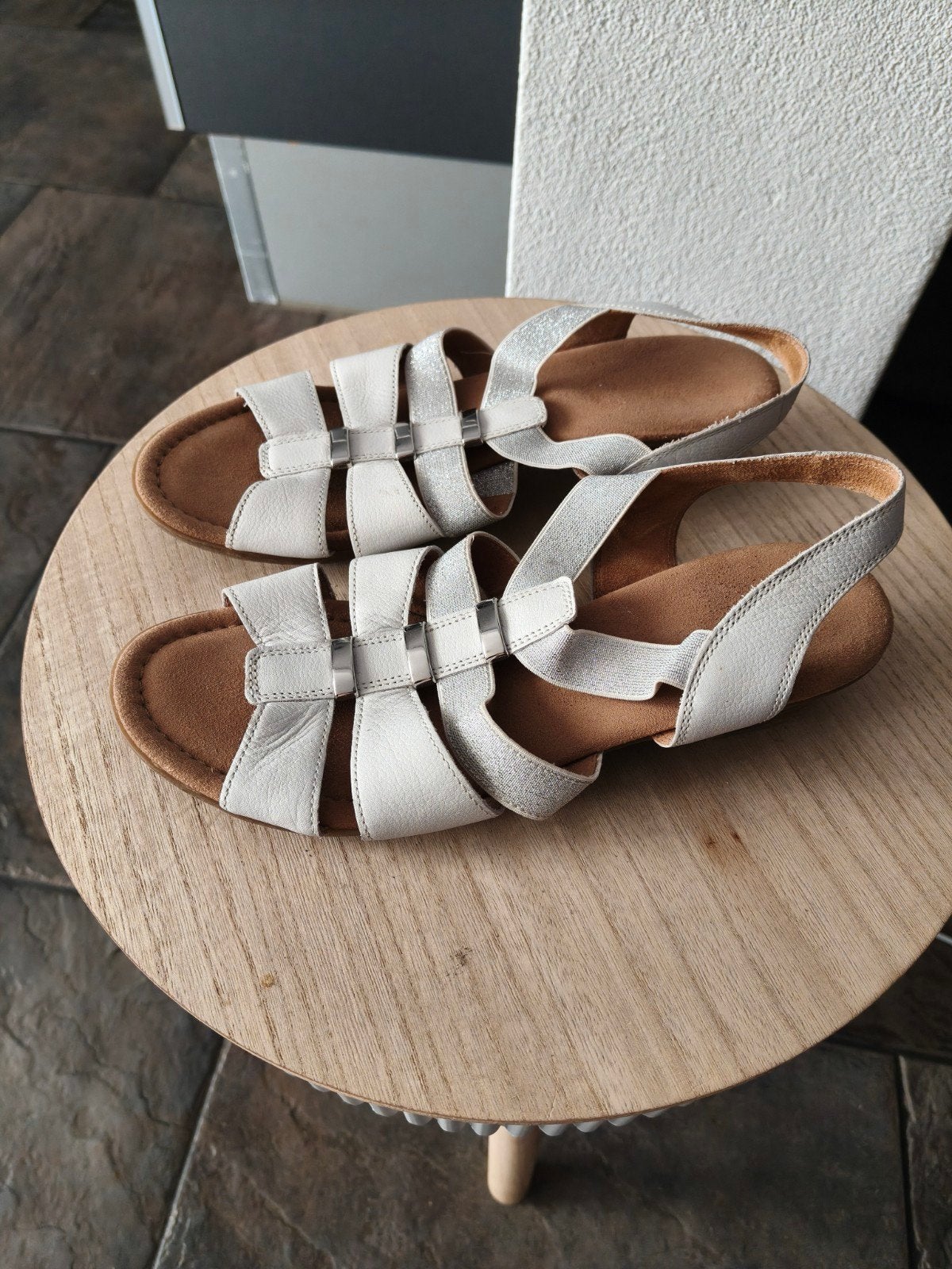 Gabor open schoenen, sandalen maat 39, Kleding | Dames, Schoenen, Wit, Gabor, Zo goed als nieuw, Sandalen of Muiltjes