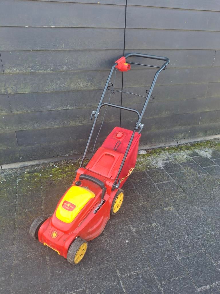 Wolf Garten 340E Elektrische Grasmaaier - Compact & Krachtig, Cirkelmaaier, Elektrische grasmaaier, Ophalen of Verzenden, Opvangzak