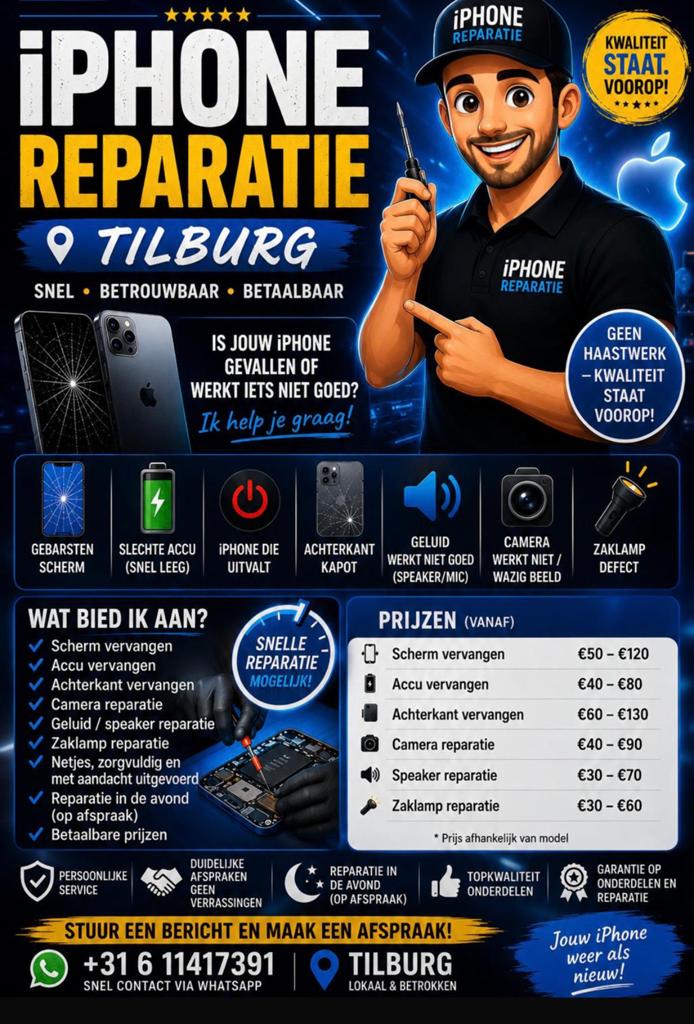 Iphone en samsung reparaties, Ophalen of Verzenden, Nieuw, Zwart, 64 GB