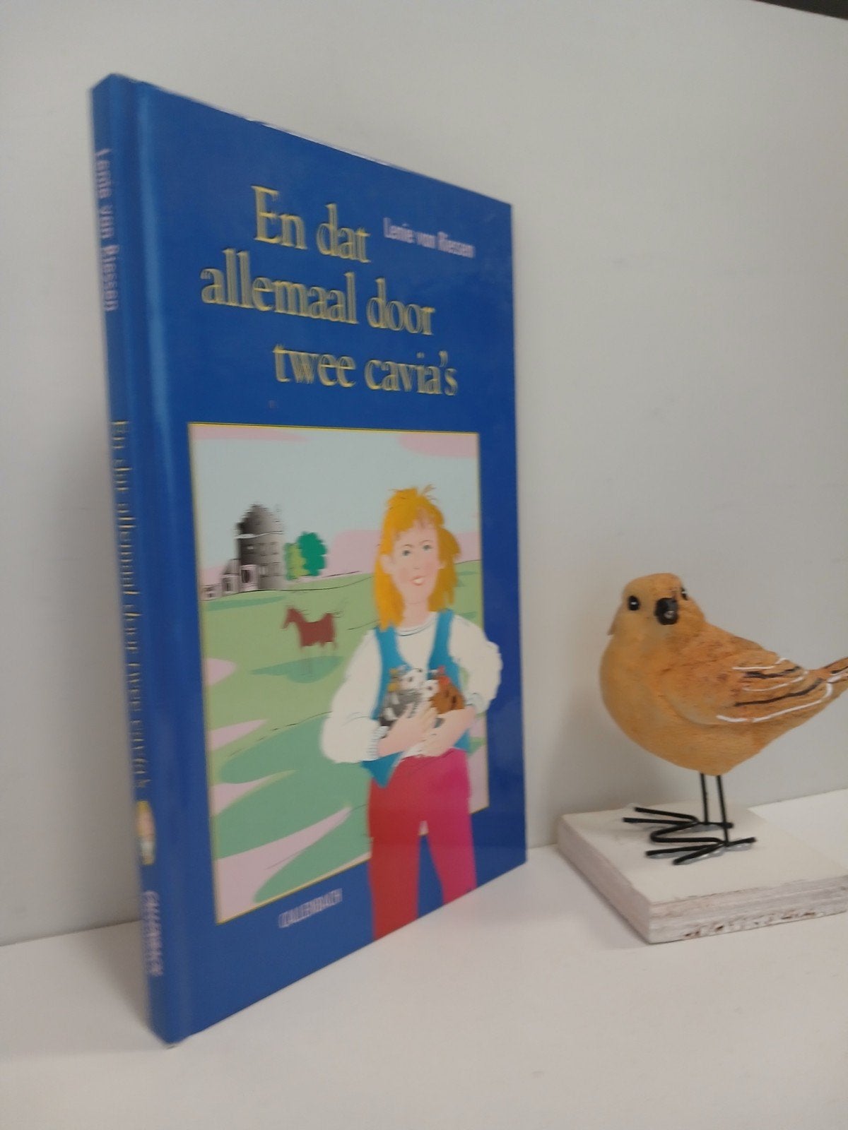 Riessen, Lenie van; En dat allemaal door twee cavia’s, Ophalen of Verzenden, Gelezen, Fictie algemeen