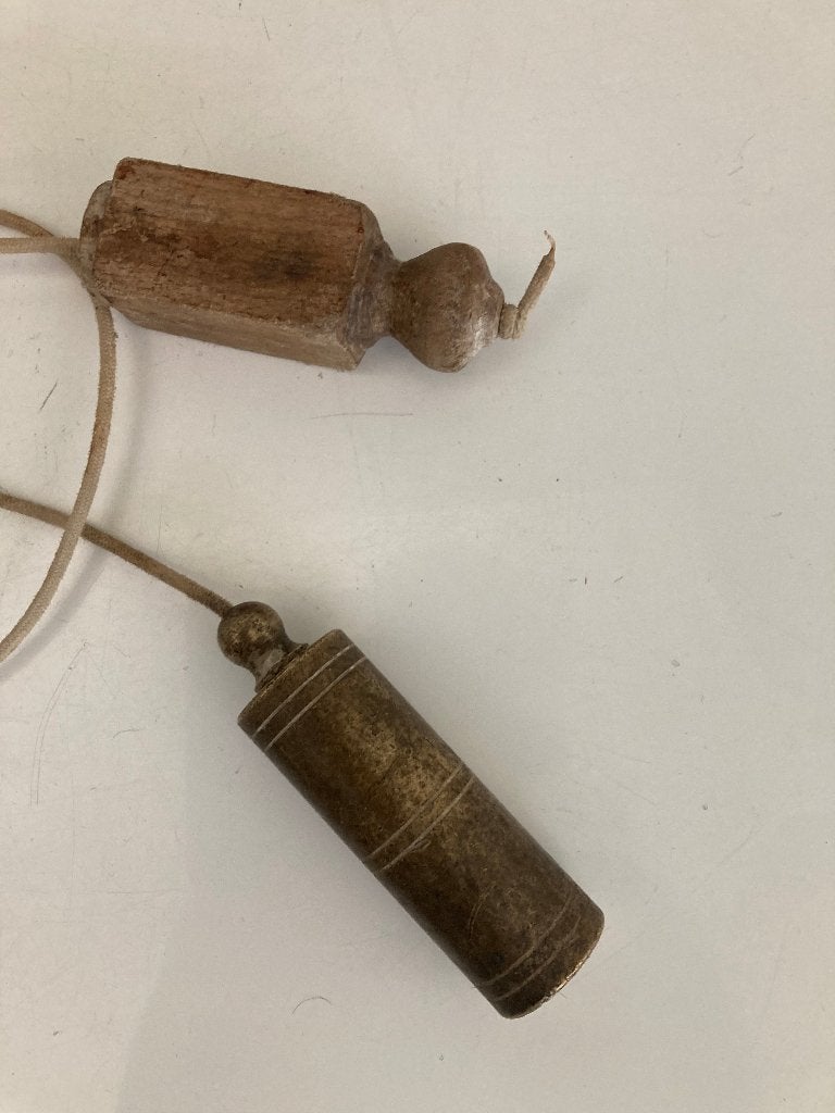 fraai antiek schietlood vintage, Ophalen of Verzenden