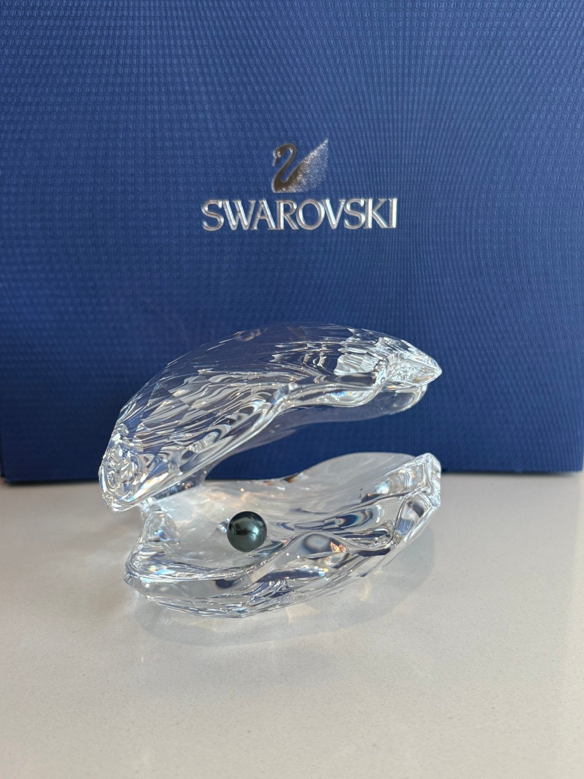 Swarovski grote pareloester, Ophalen of Verzenden, Zo goed als nieuw, Figuurtje