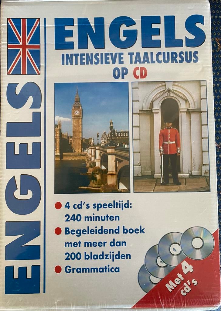 Engels Intensieve Taalcursus op CD met boek en grammatica, Ophalen of Verzenden, Nieuw, Non-fictie