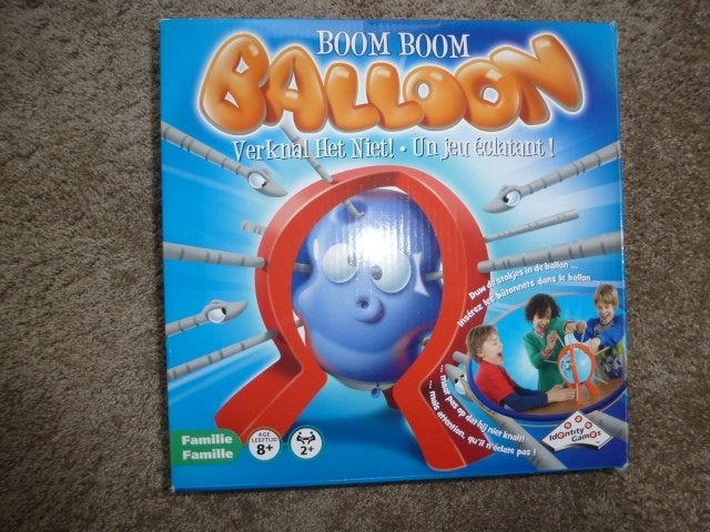 ZO GOED ALS NIEUW super leuk spel BOOM BOOM BALLOON, Vijf spelers of meer, Ophalen of Verzenden, Zo goed als nieuw, Gollath