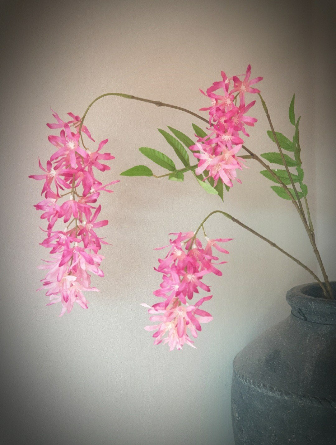 Zijden bloemen - zijdenbloem - spring flower - bloem, Ophalen of Verzenden, Nieuw, Kunstbloem, 103 cm