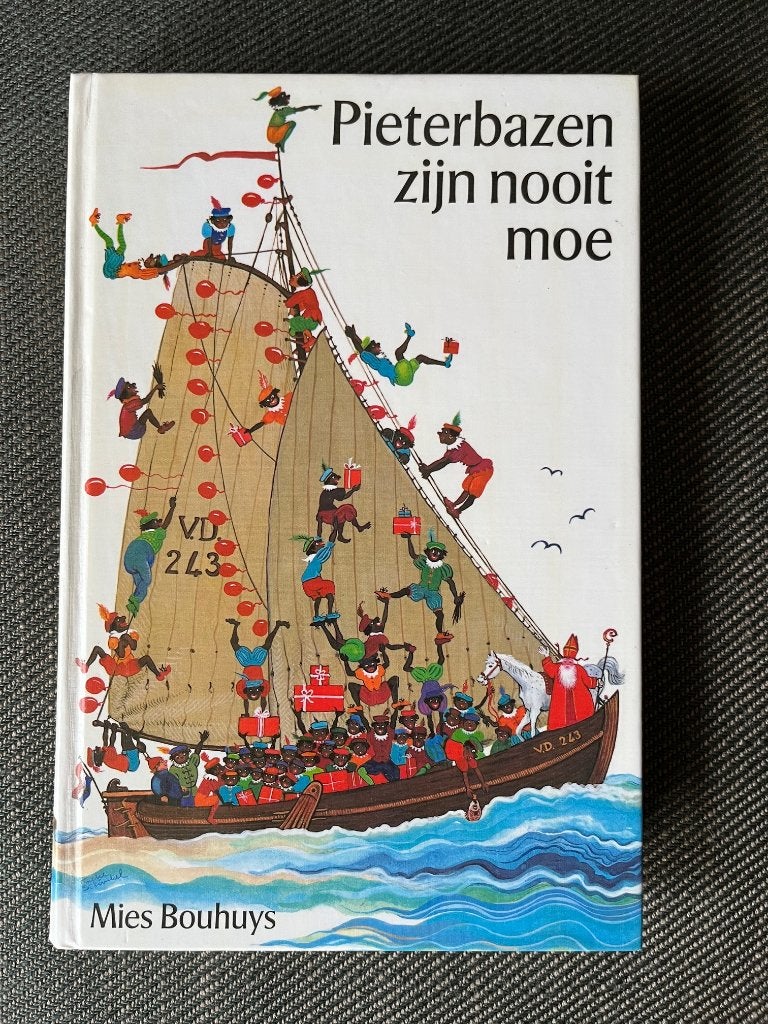 Mies Bouhuys - Pieterbazen zijn nooit moe. (Hardcover), Ophalen of Verzenden, Zo goed als nieuw, Mies Bouhuys, Fictie algemeen