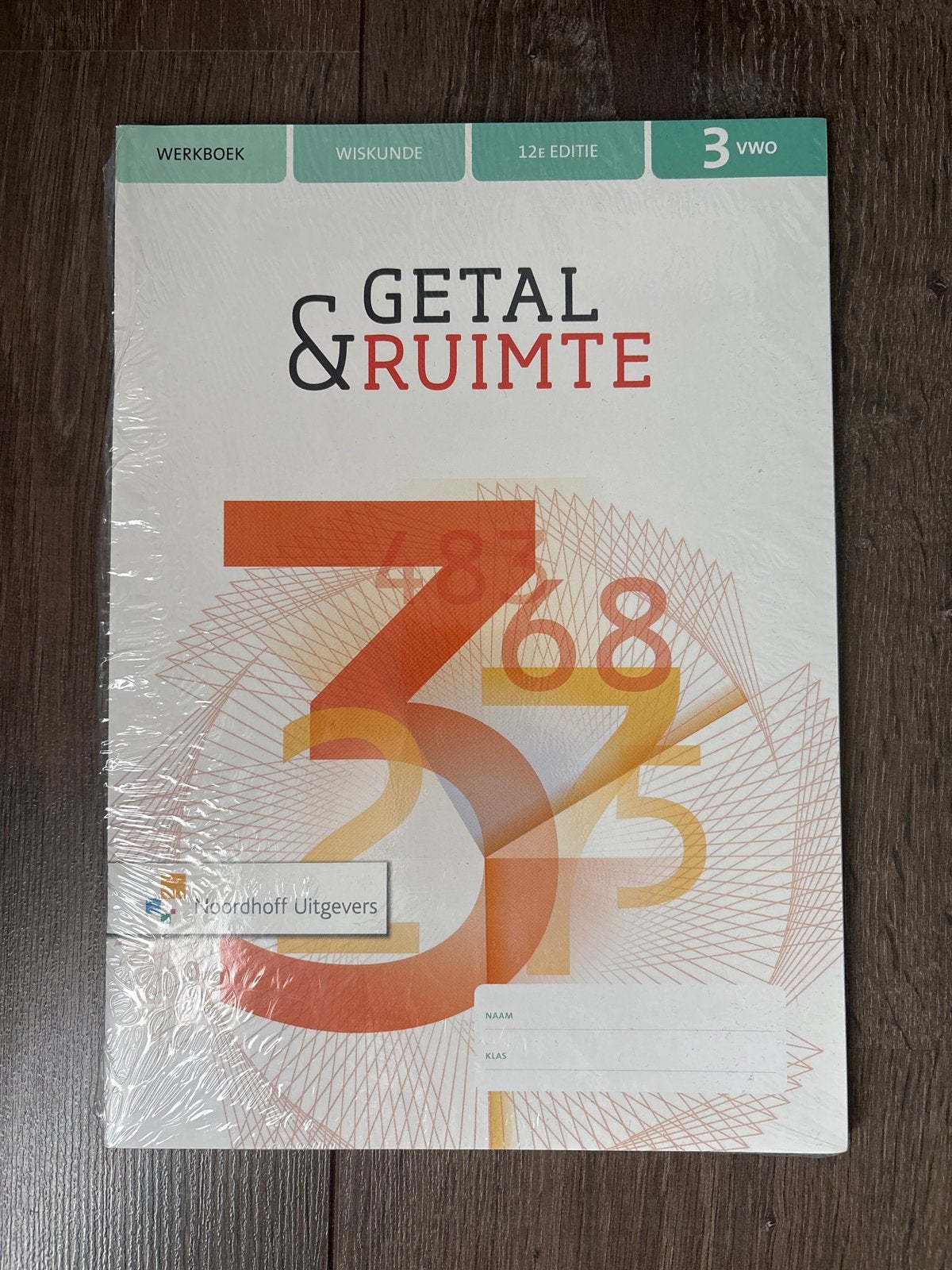 Nieuw Werkboek Getal & Ruimte Wiskunde 3 VWO 12e editie, Boeken, Ophalen of Verzenden, Nieuw, VWO, Wiskunde A