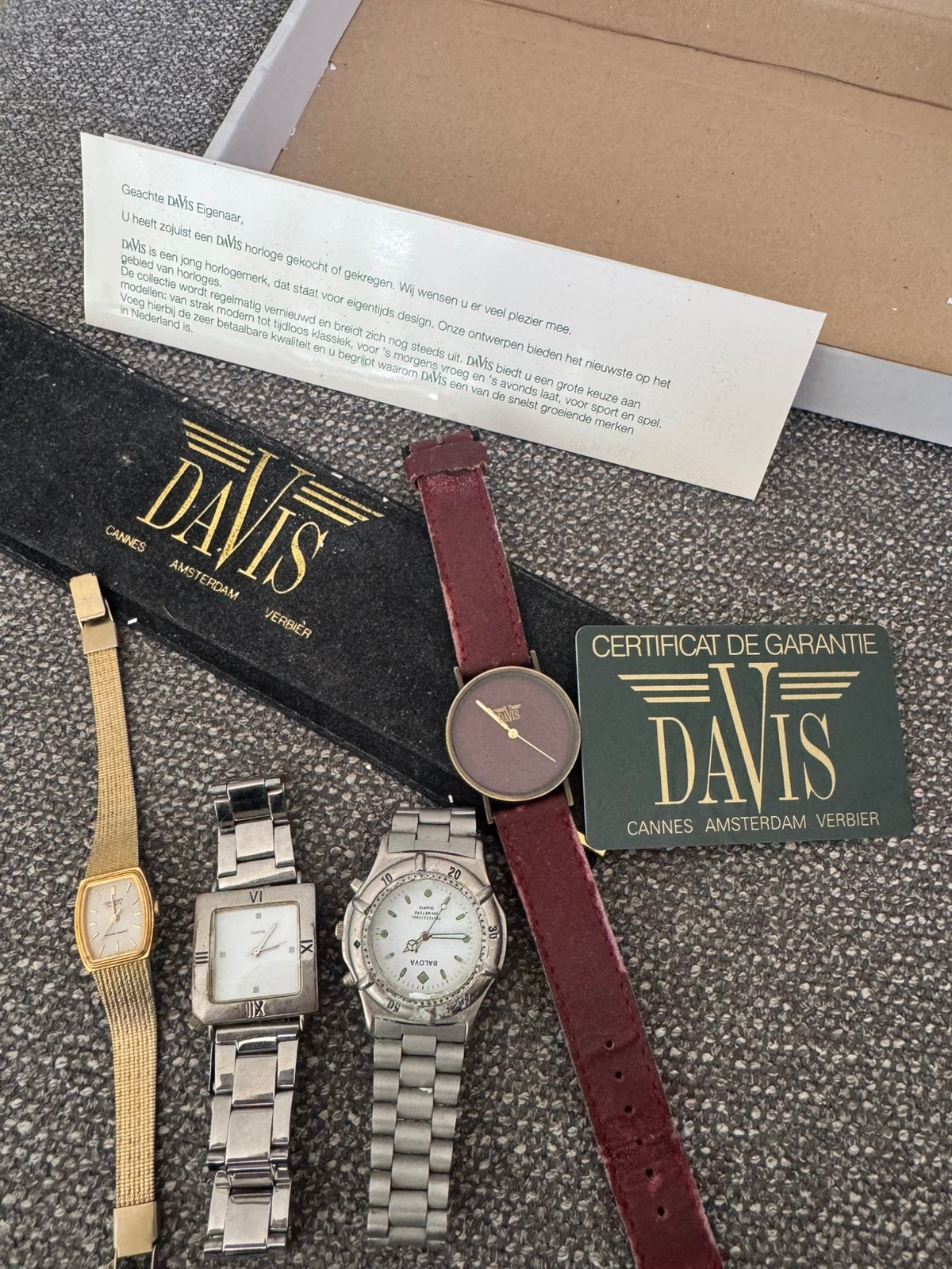 Diverse horloges: Davis, Orient en meer, Sieraden, Tassen en Uiterlijk, Horloges | Dames, Gebruikt, Polshorloge, Overige merken
