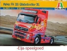 Italeri VOLVO FH-16 Globettrotter XL 3821 1:24 modelbouw, Italeri, Groter dan 1:32, Nieuw, Ophalen of Verzenden