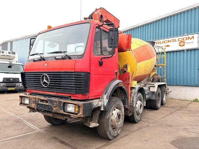 Mercedes-Benz SK 3229B V8 MIXER + 21 METER PUTZMEISTER CONCR, Auto's, Achterwielaandrijving, Mercedes-Benz, Bedrijf, ABS