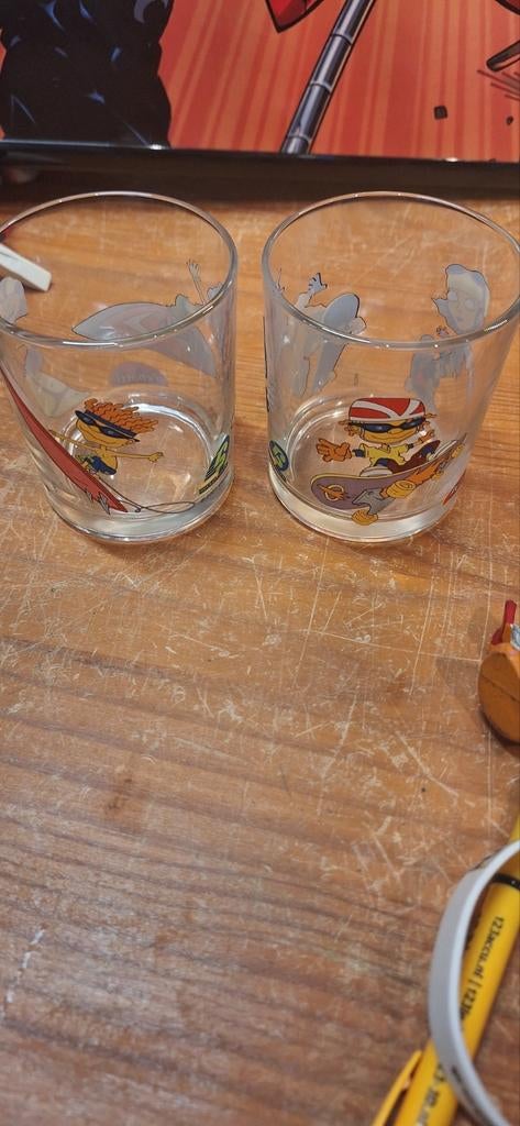 Rocket power glazen set/2 (10526), ., Overige typen, Ophalen of Verzenden, Zo goed als nieuw