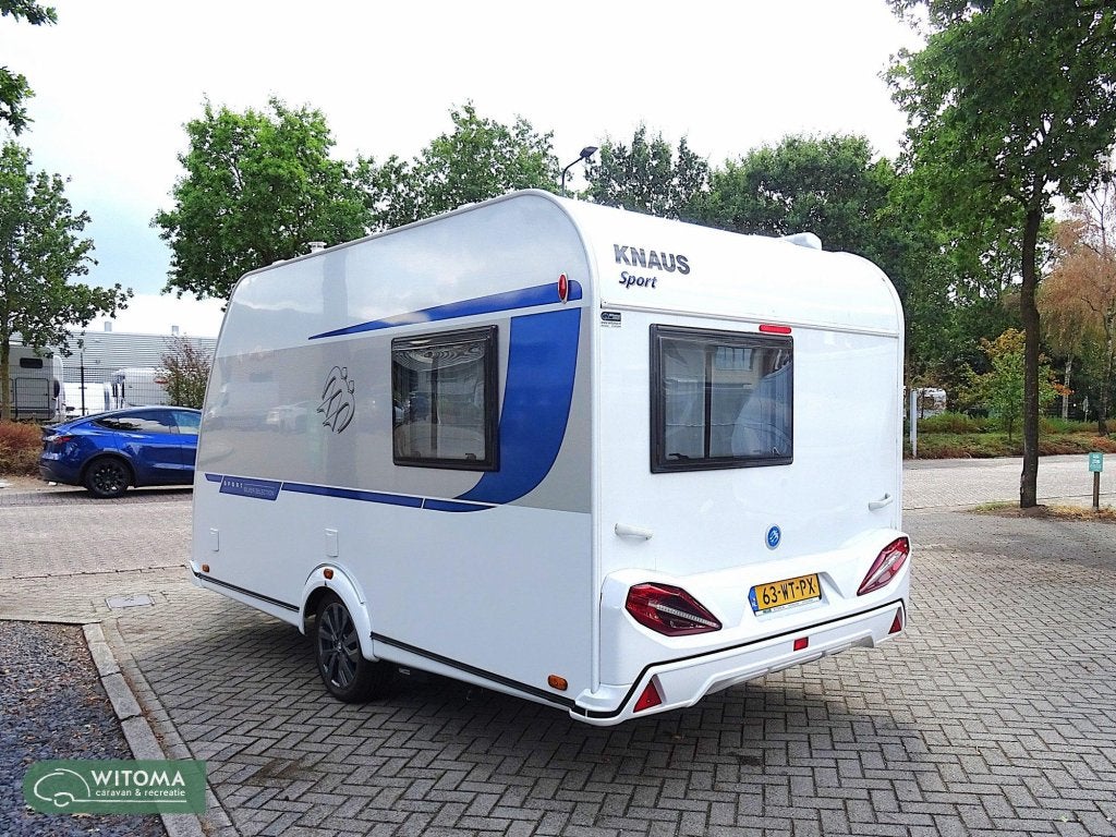 Knaus Sport Silver Selection 400 QD Knaus licht gewicht !, Caravans en Kamperen, Caravans, Bedrijf, Treinzit, 4 tot 5 meter, Knaus