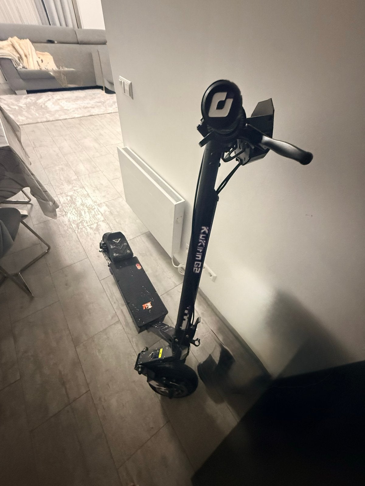 Custom kukirin G2 elektrische step (zonder achterrem), Fietsen en Brommers, Steps, Ophalen, Gebruikt, Elektrische step (E-scooter)
