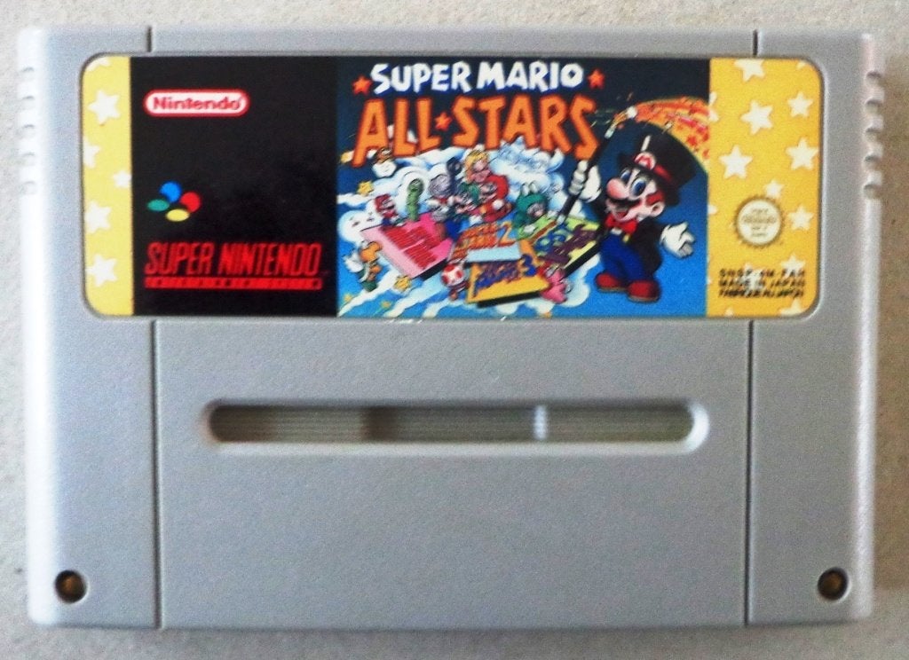 Super Mario All Stars voor de Europese Super Nintendo, Spelcomputers en Games, Games | Nintendo Super NES, 2 spelers, Ophalen of Verzenden