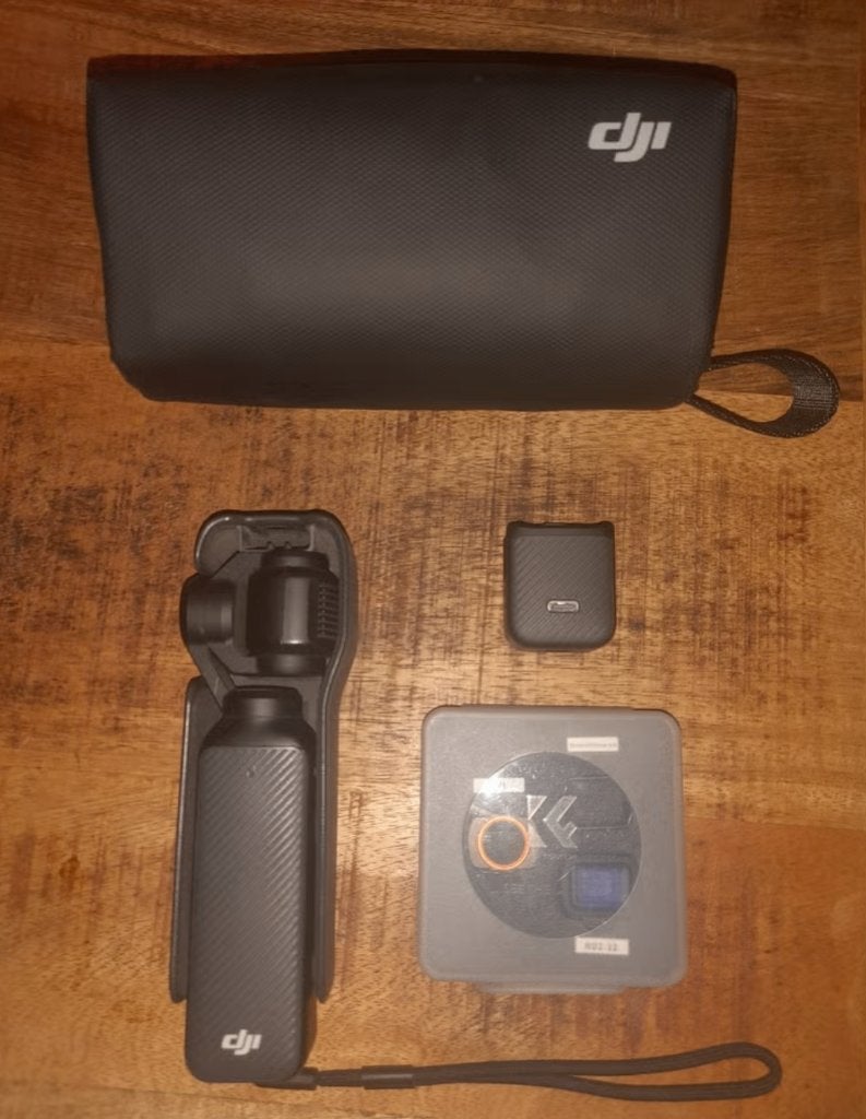 DJI Pocket 3 met Filters: UV, ND, Promist, Anamorphic en tas, Audio, Tv en Foto, Overige merken, Camera, Nieuw, Overige soorten