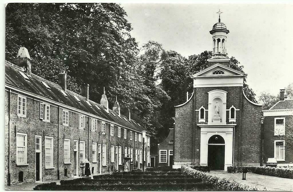 AK Breda - Het Begijnhof, Oude Hof, Verzenden, 1940 tot 1960, Ongelopen, Noord-Brabant