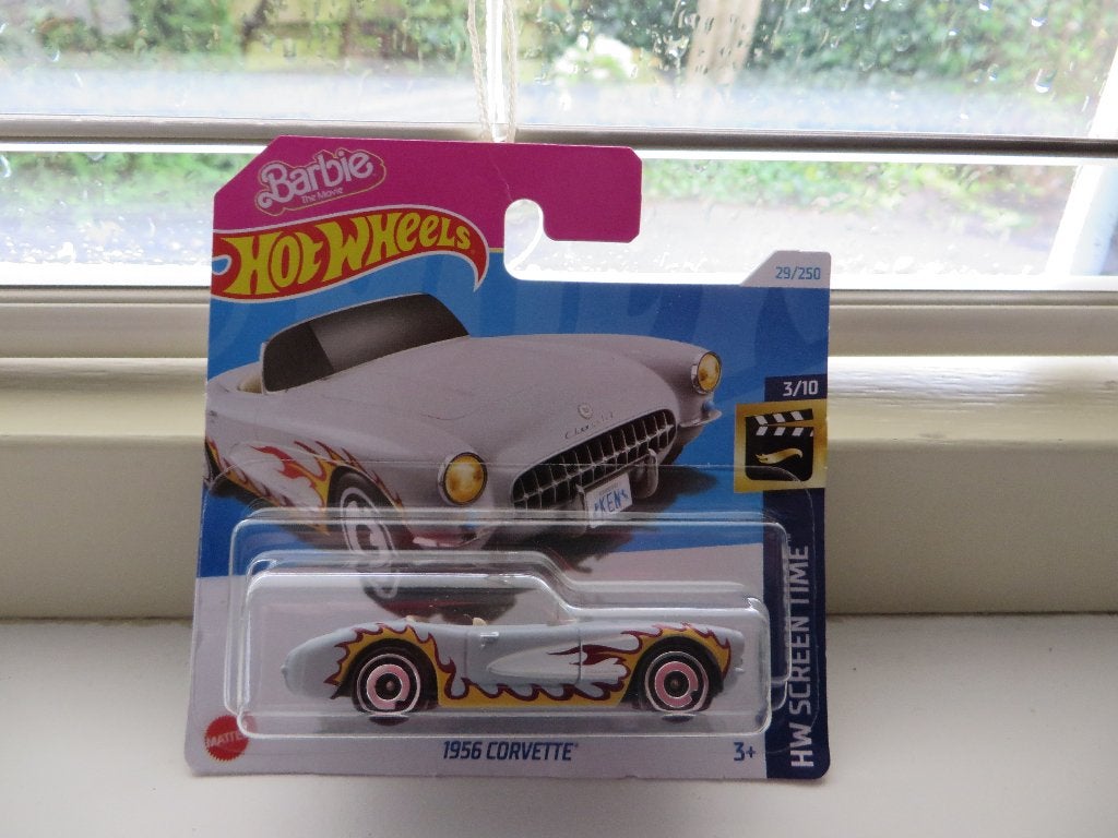Hotwheels BARBIE 1956 Chevrolet Corvette Ken's Corvette, Ophalen of Verzenden, Nieuw, Auto