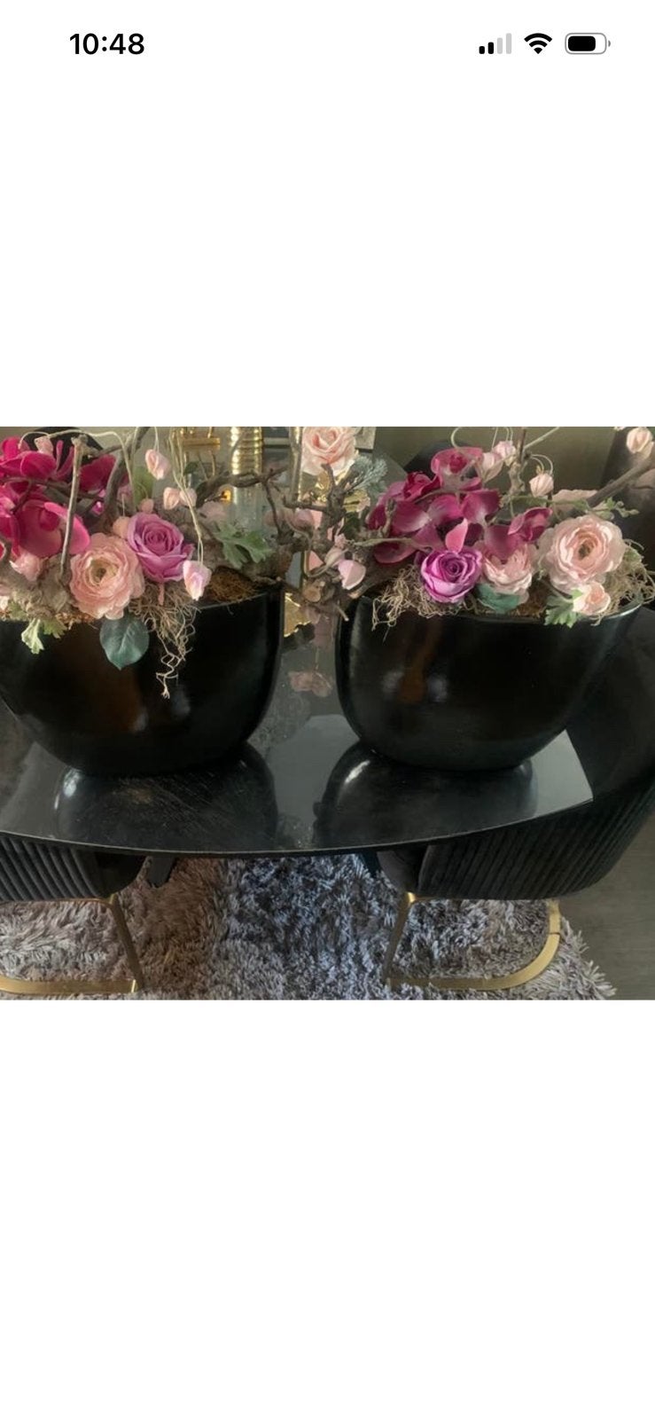 Opgemaakte kunstbloemen, Ophalen of Verzenden, Zo goed als nieuw, Kunststof
