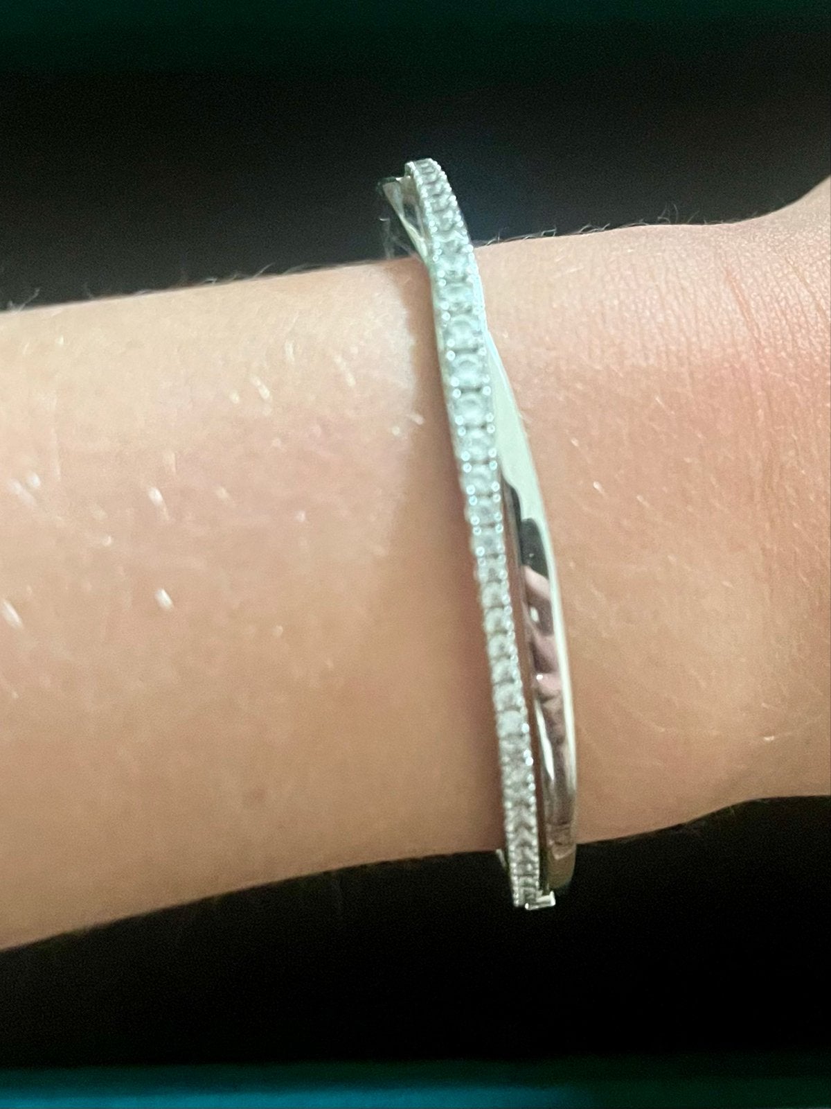 Swarovski Armband met Kristallen - Elegant en Tijdloos, Met kristal, Overige materialen, Ophalen of Verzenden, Zo goed als nieuw