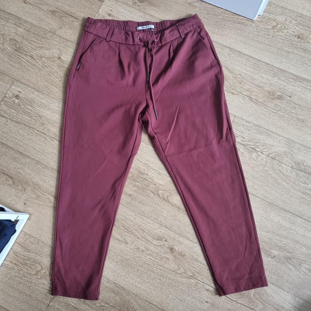 Dames broek maat L, Kleding | Dames, Broeken en Pantalons, Maat 38/40 (M), Only, Bruin, Ophalen of Verzenden