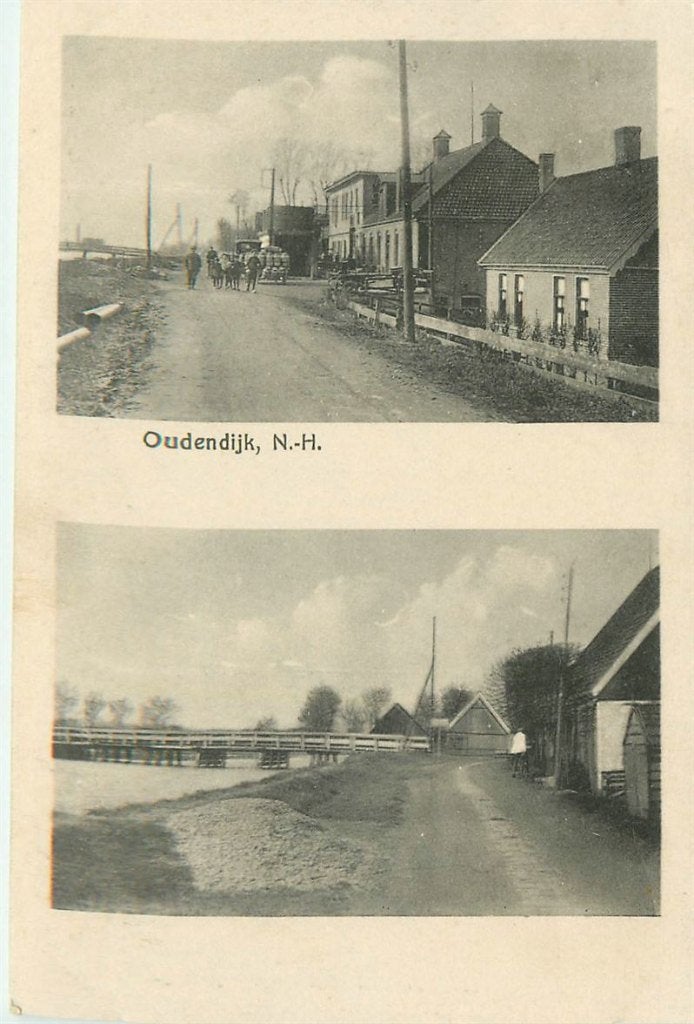 702-099-003 Oudendijk NH, Verzenden, Voor 1920, Noord-Holland