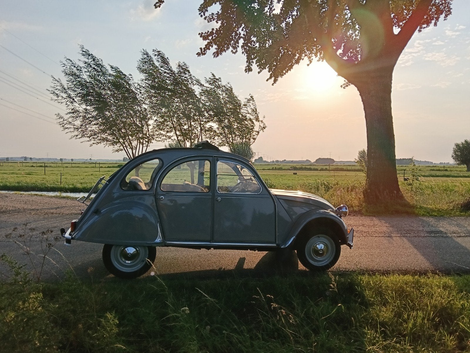 Citroën 2CV 0.6 Club S6 1987 Grijs, Auto's, Citroën, Voorwielaandrijving, Stof, 602 cc, 2CV