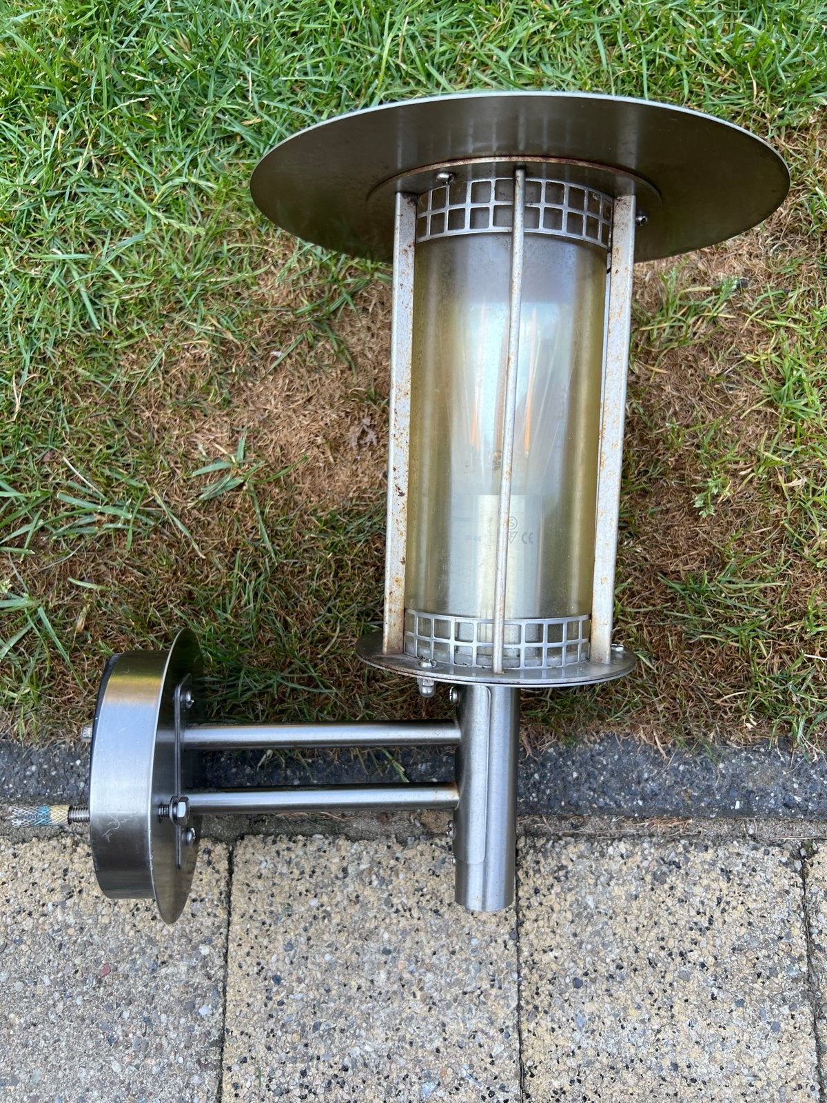 Kontsmide RVS Buitenwandlamp met Bewegingssensor, Bewegingssensor, Gebruikt, Minder dan 50 watt, Wandlamp